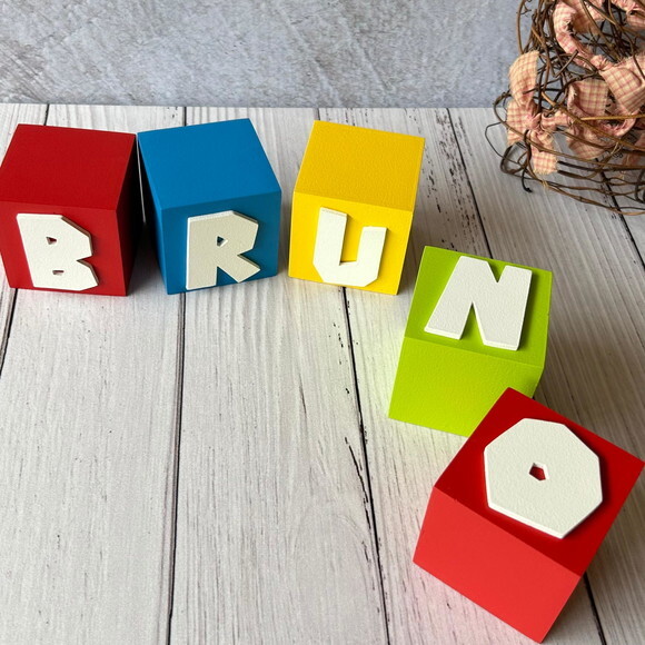 Super Mário Bros Cubos 6x6cm Decoração de Festa Infantil