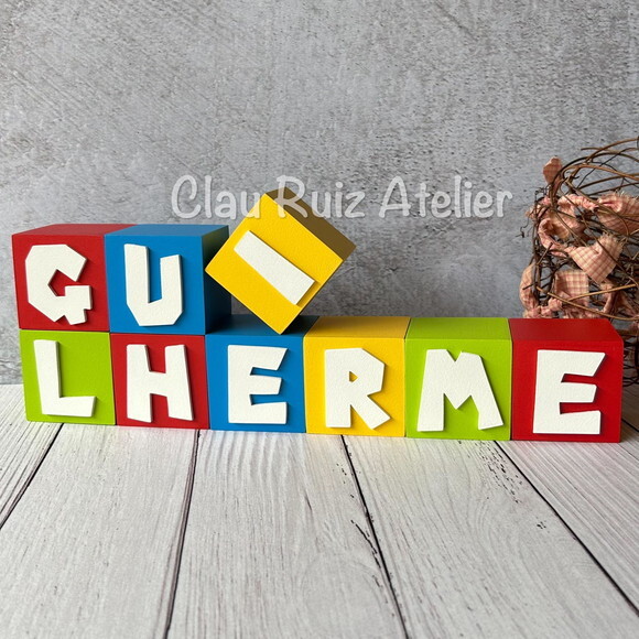 Super Mário Bros Cubos 6x6cm Decoração de Festa Infantil
