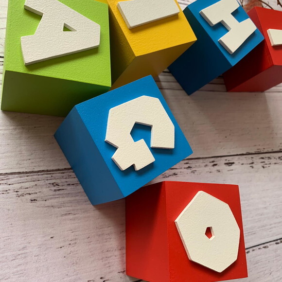 Super Mário Bros Cubos 6x6cm Decoração de Festa Infantil
