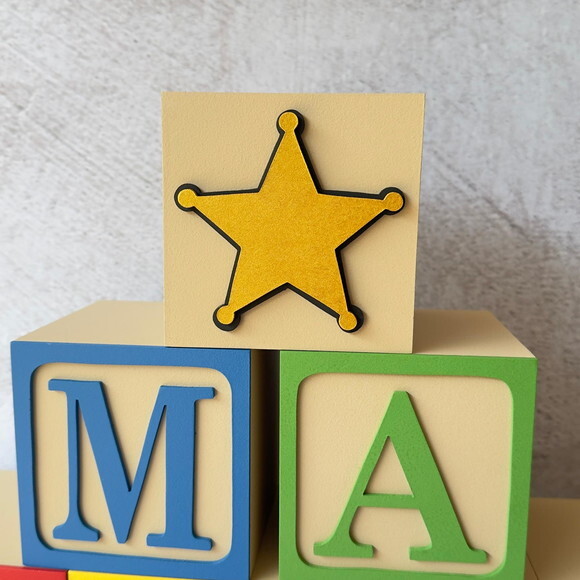 Toy Story 10x10cm Decoração de Festa Infantil Quarto de Bebê