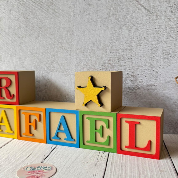 Toy Story 6x6cm Decoração de Festa Infantil Quarto de Bebê