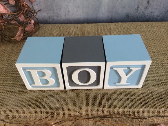 Toy Story cubos 8x8cm Chá de Revelação