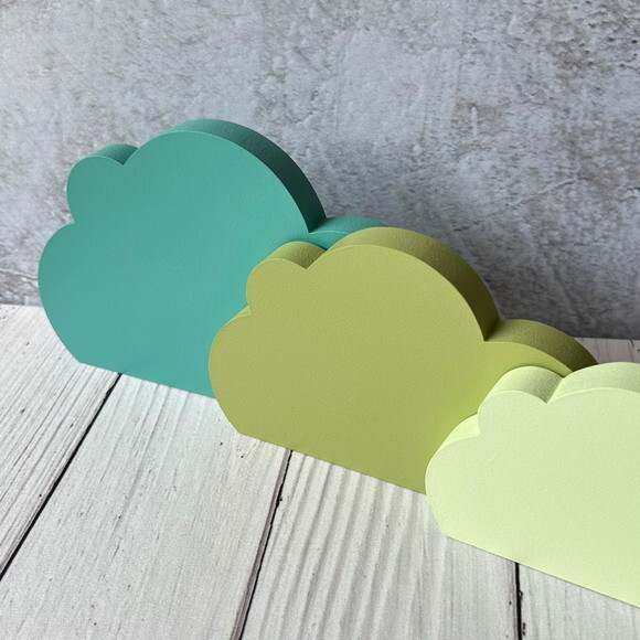 Trio de Nuvens - Decoração Bebê
