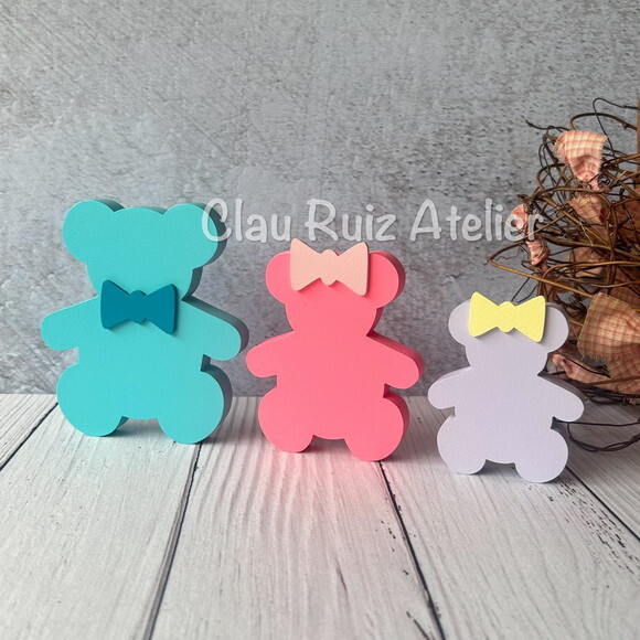 Ursos Trio Decoração Bebê