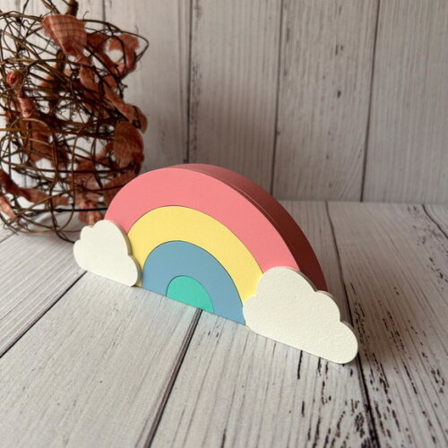 Arco Íris de Mesa 4 Faixas Decoração Bebê