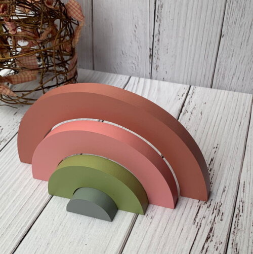 Arco Íris de Mesa 4 Faixas Decoração Bebê