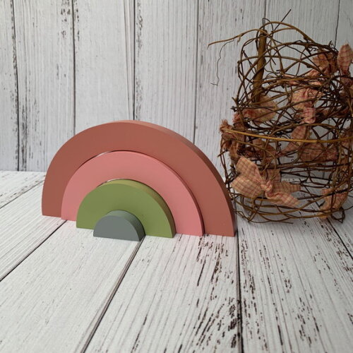 Arco Íris de Mesa 4 Faixas Decoração Bebê