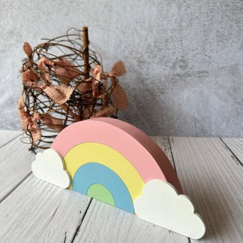 Arco Íris de Mesa Decoração Bebê