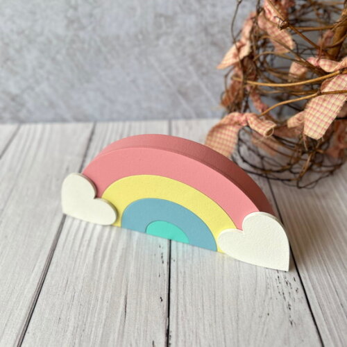Arco Íris de Mesa Decoração Bebê Chuva de Amor