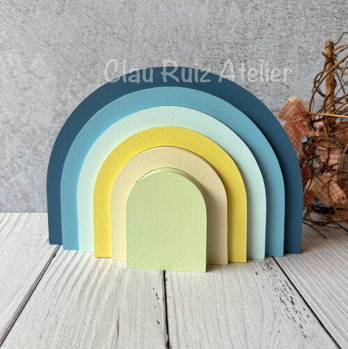 Arco Íris de Mesa Escandinavo - Decoração Bebê