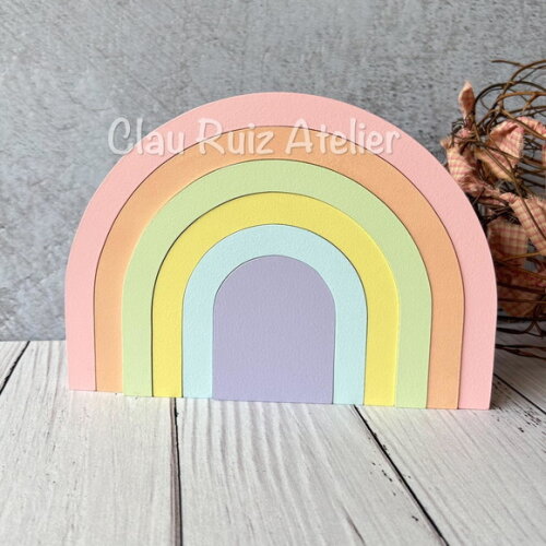 Arco Íris de Mesa Escandinavo - Decoração Bebê