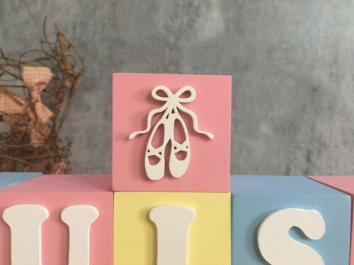 Bailarina - Candy Colors - Cubos 6x6cm