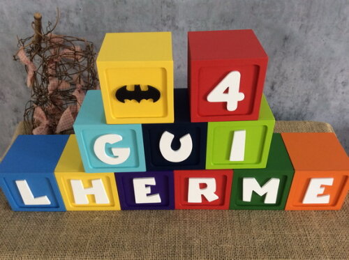 Batman Cubos 8x8cm
