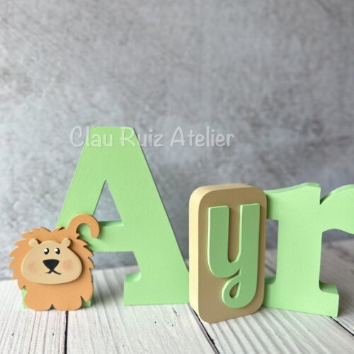 Blocos Leãozinho - Decoração de Quarto de Bebê Safari
