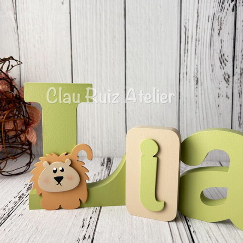 Blocos Leãozinho - Decoração de Quarto de Bebê Safari