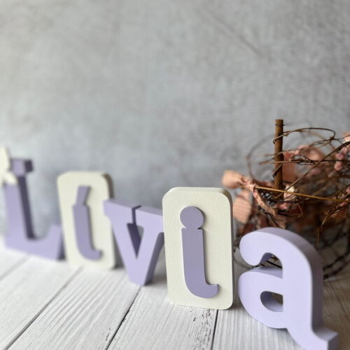Blocos Nome Borboleta Decoração de Quarto de Bebê e Infantil
