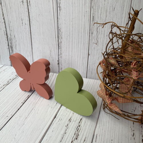 Borboleta e Coração - Decoração Bebê - Jardim Encantado