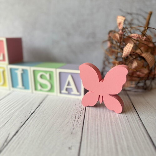 Borboletinha + Cubos 6x6cm Decoração Bebê