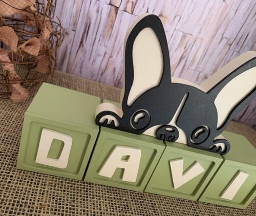 Cachorrinho + Cubos Ts 6x6cm