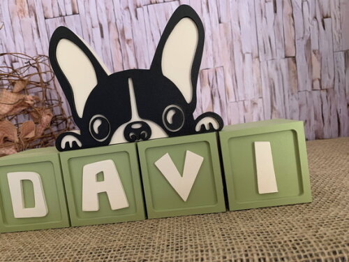 Cachorrinho + Cubos Ts 6x6cm