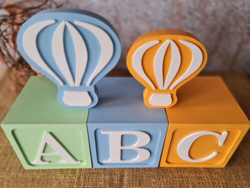 CANDY COLORS - Cubos 10x10cm TS + BALÃO
