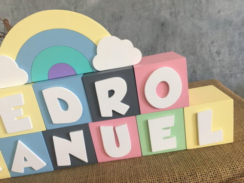 CANDY COLORS - Cubos 6x6cm + ARCO ÍRIS
