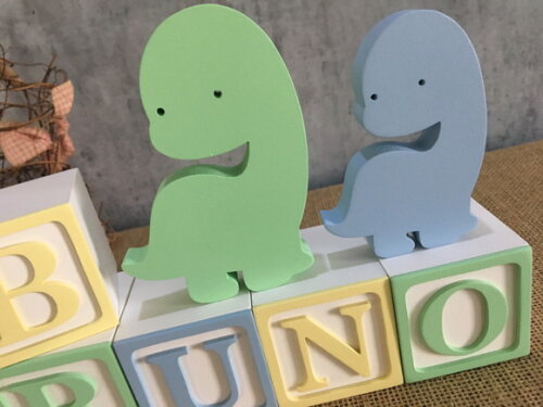CANDY COLORS - Cubos 6x6cm + Dupla de Dinossauros
