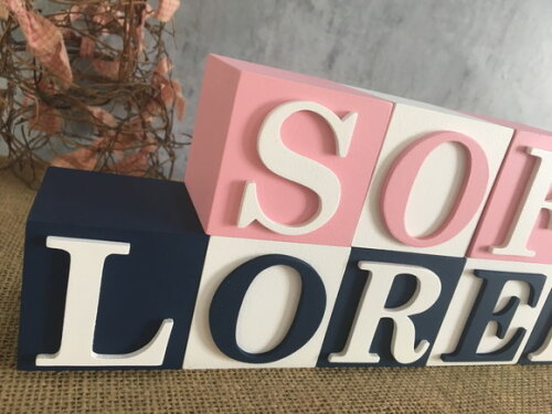 Candy Colors - Cubos 6x6cm Chá de Revelação