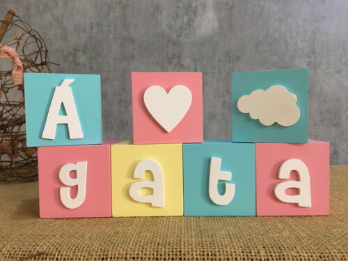 Candy Colors - Cubos 6x6cm Cute