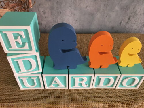 CANDY COLORS - Cubos 6x6cm DINOSSAUROS
