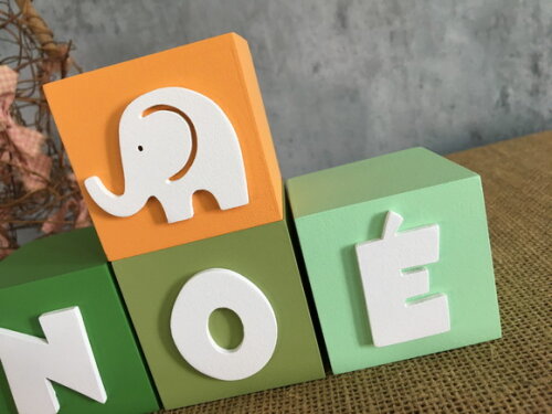 CANDY COLORS - Cubos 6x6cm ELEFANTE
