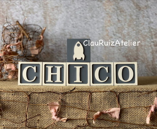 Candy Colors - Cubos 6x6cm Foguete