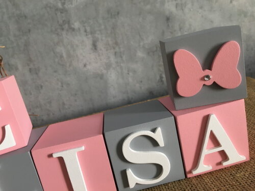 Candy Colors - Cubos 6x6cm Laço