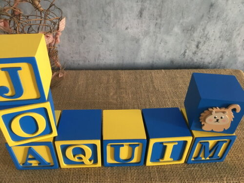 Candy Colors - Cubos 6x6cm Leão
