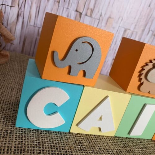 Candy Colors - Cubos 6x6cm Safari