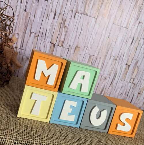 Candy Colors - Cubos 6x6cm Ts