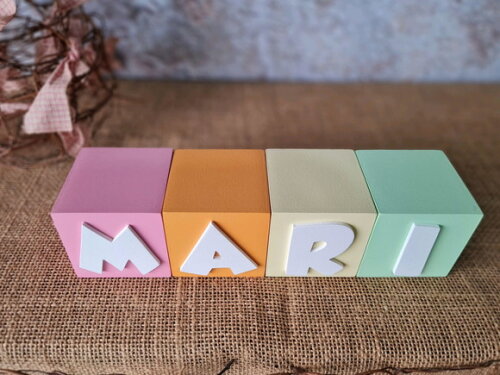 Candy Colors - Cubos 6x6cm Ts