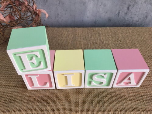 Candy Colors - Cubos 6x6cm Ts