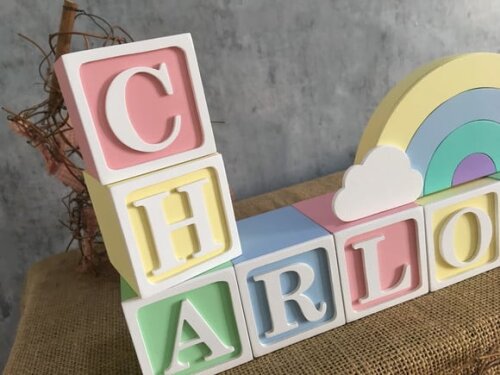 CANDY COLORS - Cubos 6x6cm TS + ARCO ÍRIS