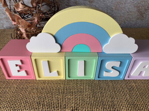 Candy Colors - Cubos 6x6cm Ts + Arco Íris.