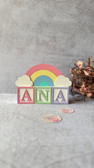Candy Colors - Cubos 6x6cm Ts + Arco Íris.