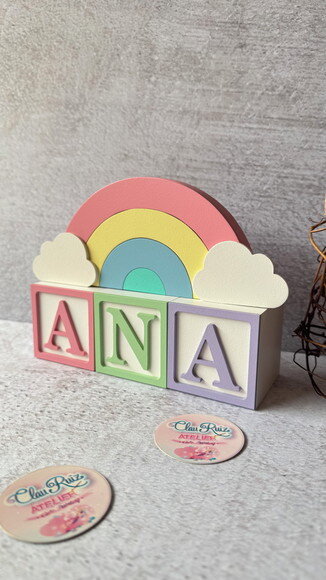 Candy Colors - Cubos 6x6cm Ts + Arco Íris.