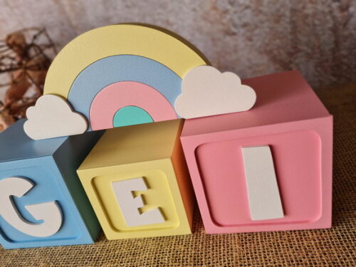 CANDY COLORS - Cubos 6x6cm TS + ARCO ÍRIS.
