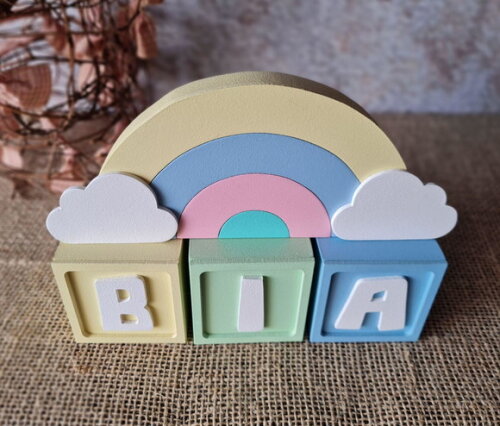 CANDY COLORS - Cubos 6x6cm TS + ARCO ÍRIS.