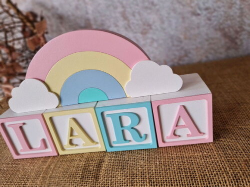 CANDY COLORS - Cubos 6x6cm TS + ARCO ÍRIS.