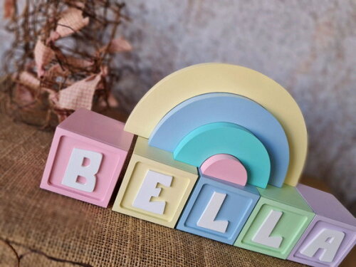 CANDY COLORS - Cubos 6x6cm TS + ARCO ÍRIS.