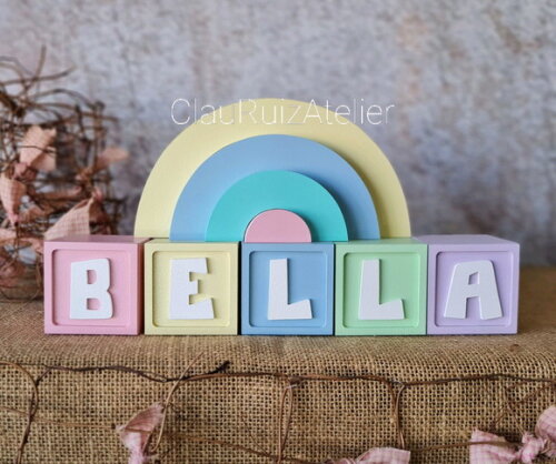 CANDY COLORS - Cubos 6x6cm TS + ARCO ÍRIS.