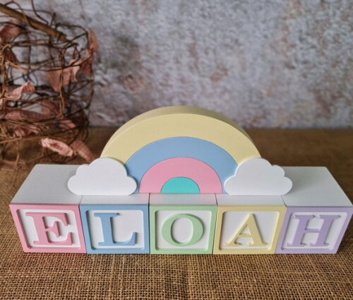 CANDY COLORS - Cubos 6x6cm TS + ARCO ÍRIS.