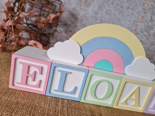CANDY COLORS - Cubos 6x6cm TS + ARCO ÍRIS.