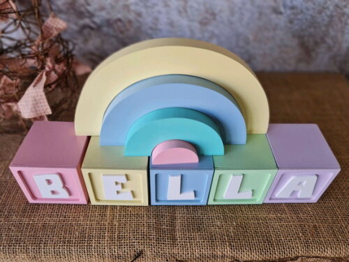 CANDY COLORS - Cubos 6x6cm TS + ARCO ÍRIS.